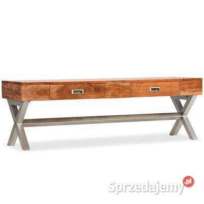 vidaXL Szafka pod TV drewno akacjowe stylizowane Warszawa