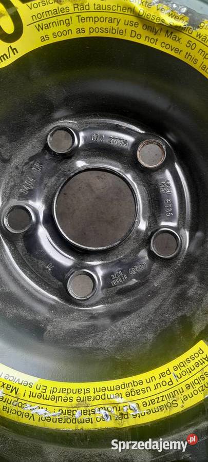 Audi A4 B5 B6 B7 A6 A8 felga dojazdowa R17 5x112 Audi OE Dobiegniew