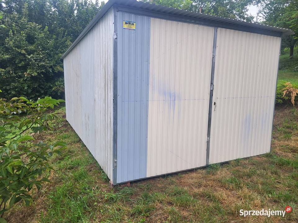 Garaż blaszany blaszak 3x5 na budowę drugi Sprzedaż Warszawa