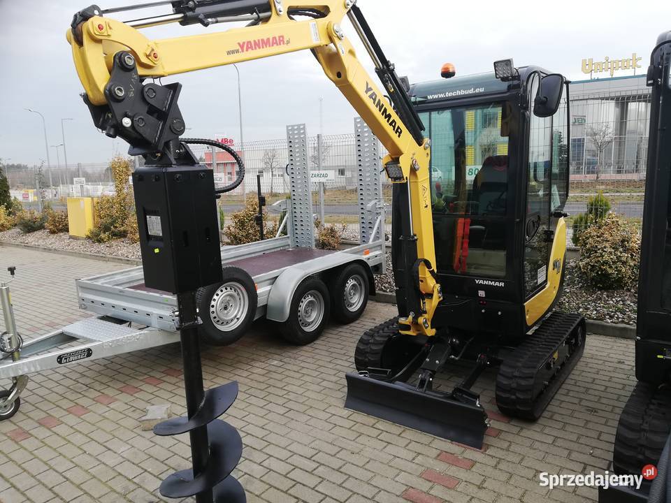 minikoparka Yanmar SV 18 ręki Szczecin