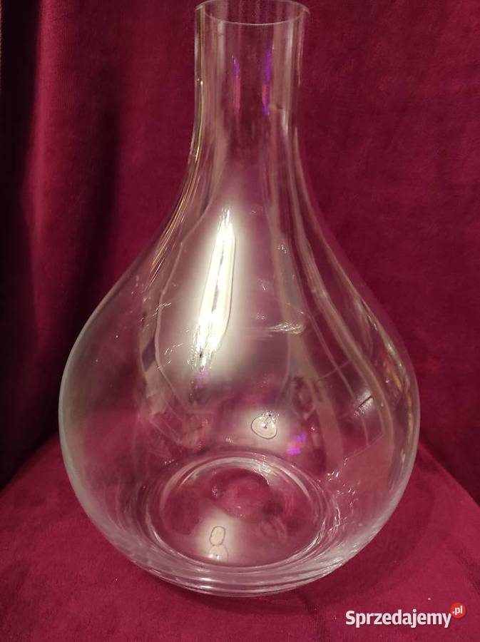 WAZON BUTLA Z GRUBEGO SZKŁA VINTAGE HAND MADE