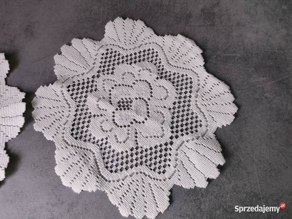 Okrągłe serwetki koronkowe 28 Serwety i serwetki mazowieckie Warszawa
