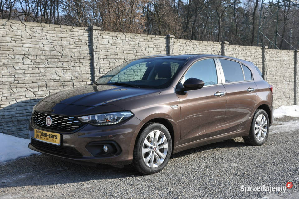 Fiat Tipo 14 95 hatchback LED Alufelgi Elektryka nawigacja Dąbrowa Górnicza