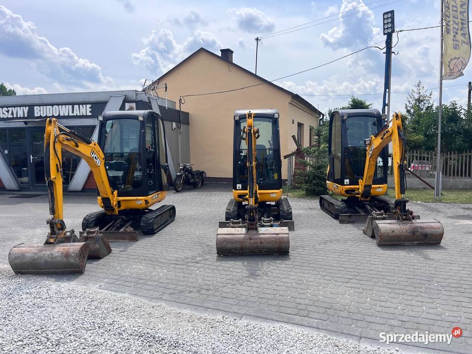 Mini koparka JCB 8018 z 2017r Ładna 1800 Złoczew