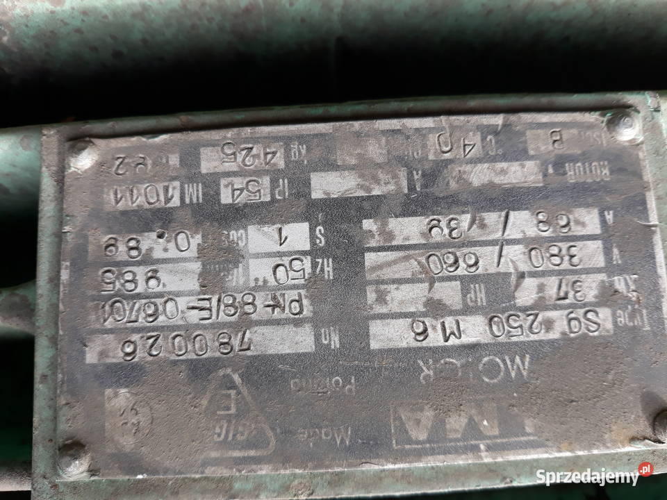 Silnik elektryczny 37kw Sg250M6 Toruń sprzedam