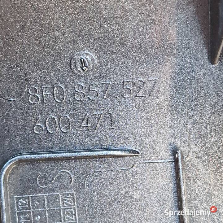 AUDI A4 B8 A5 OBUDOWA LUSTERKA LEWEGO 8F0857527 Trzciel