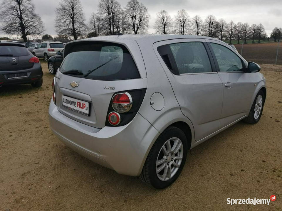 Chevrolet Aveo 16 115 Klima Elektryka Parktronik srebrny Strzegom