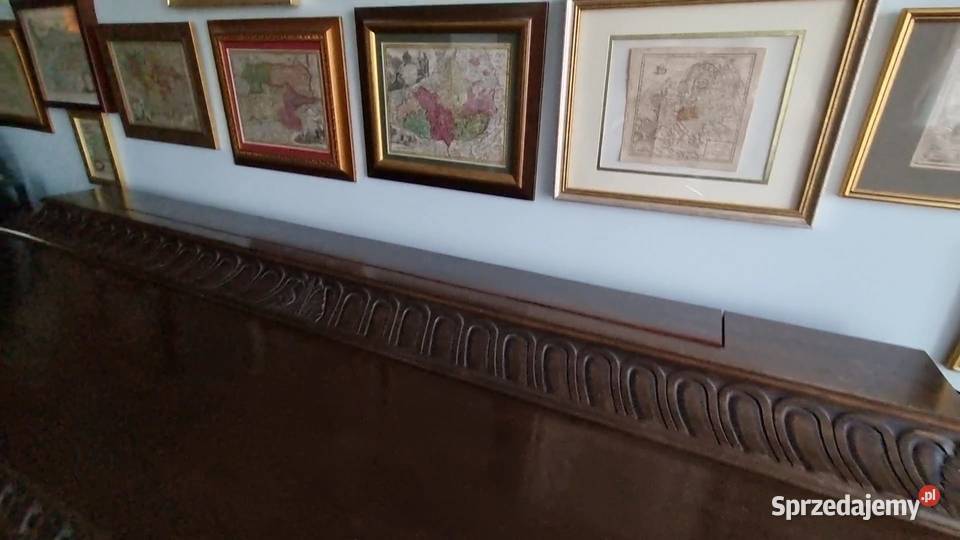 Komoda z pięknymi rzeźbieniami w stylu zachodniopomorskie Szczecin