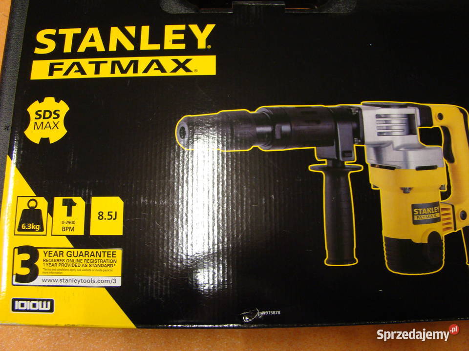 Młot wyburzeniowy STANLEY SDS 85 J 1010W Ref sprzedam