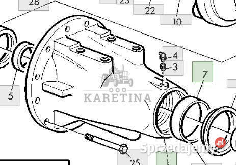 John Deere 6810 6910 Obudowa Tylnego Mostu Pozostałe Jastrzębniki