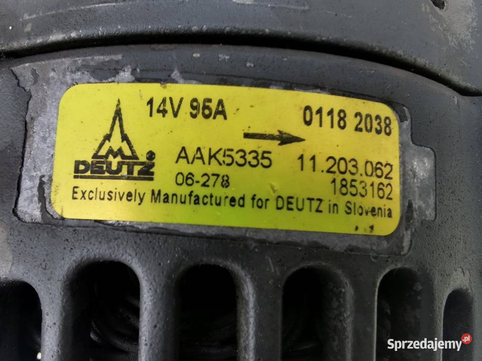 Claas Scorpion 7030 Alternator Deutz Wilkowo