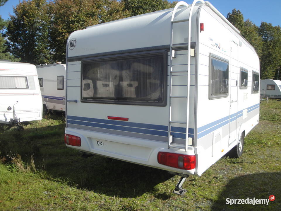 Przyczepa Hobby 495 wc namiot 5 6 osobowa waga Kempingowe Przyczepy i naczepy Kąpino