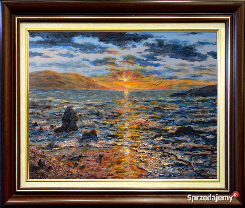 Obraz olejny ZATOKA 60x50 z certyfikatem