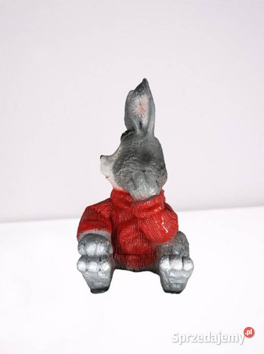Figura Dekoracja Królik Sweter lubuskie