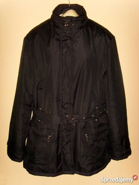 KURTKA DAMSKA JESIENOZIMOWA CZARNA WROCŁAW Rozmiar 42(XL) Wrocław