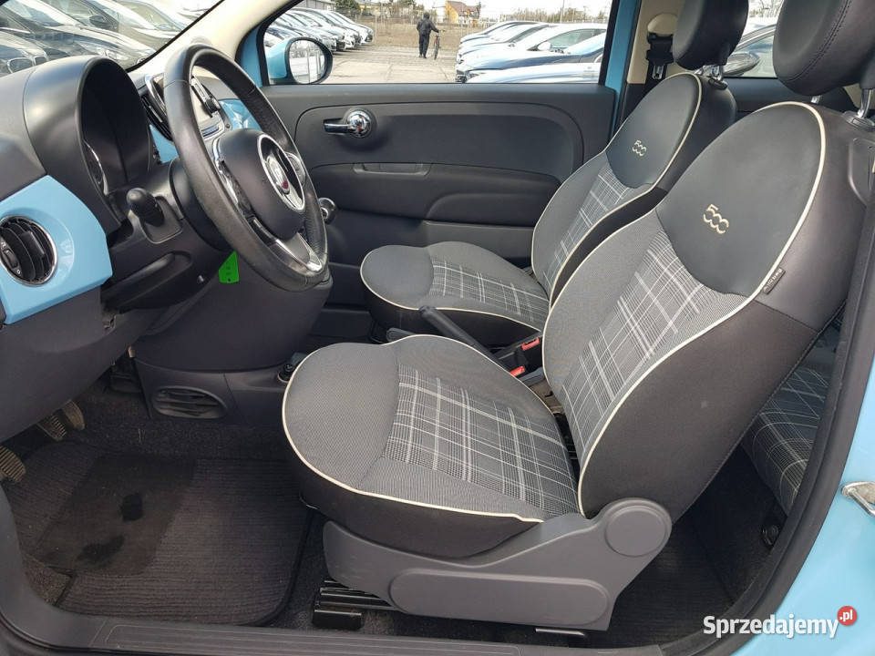 Fiat 500 12 Benzyna Klima Panorama komputer pokładowy kujawsko-pomorskie