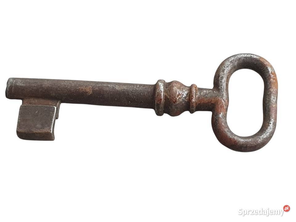 Stary metalowy klucz XVIIIXIX w ręcznie kuty Pozostałe Cieszyn