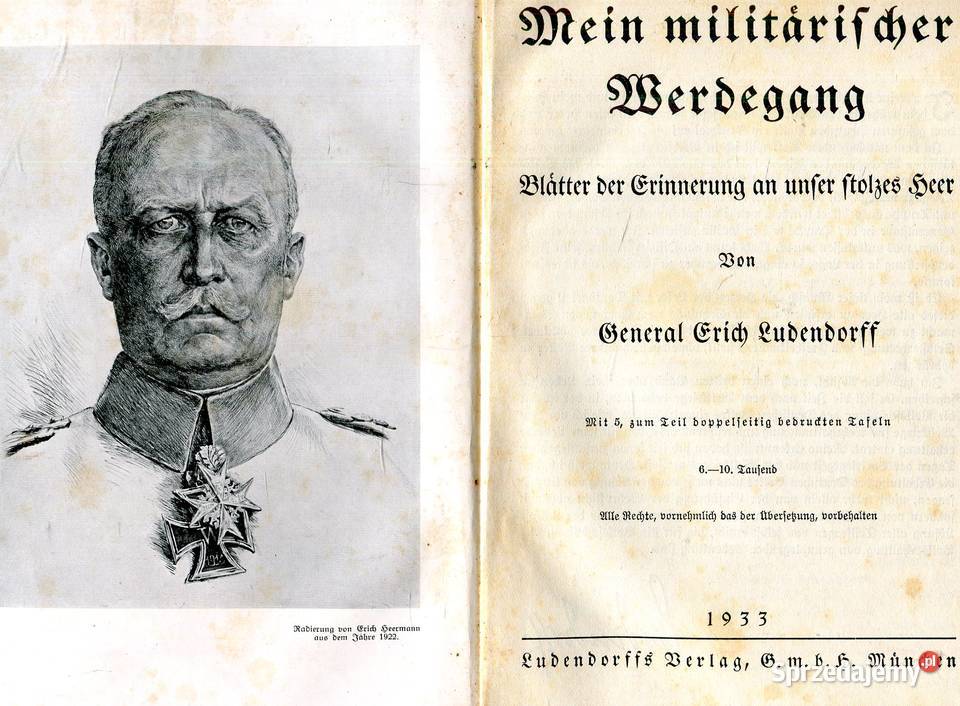 Mein Militarischer Werdegang General Ludendorff Szczecin