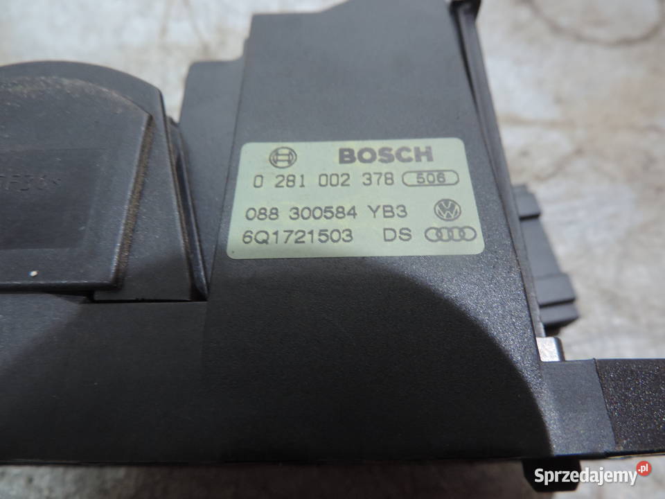 PEDAŁ GAZU POTENCJOMETR SKODA VW SEAT 6Q1721503 Układ elektryczny, zapłon Nowy Sącz