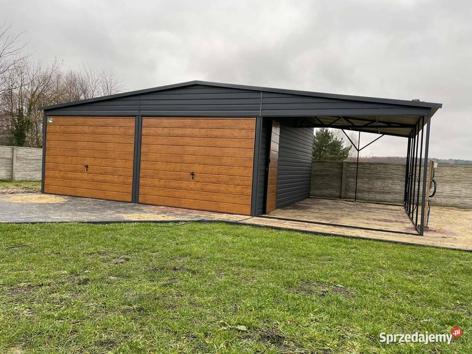 Garaż blaszany wiata Wzmocniony PROFILAMI sprzedam