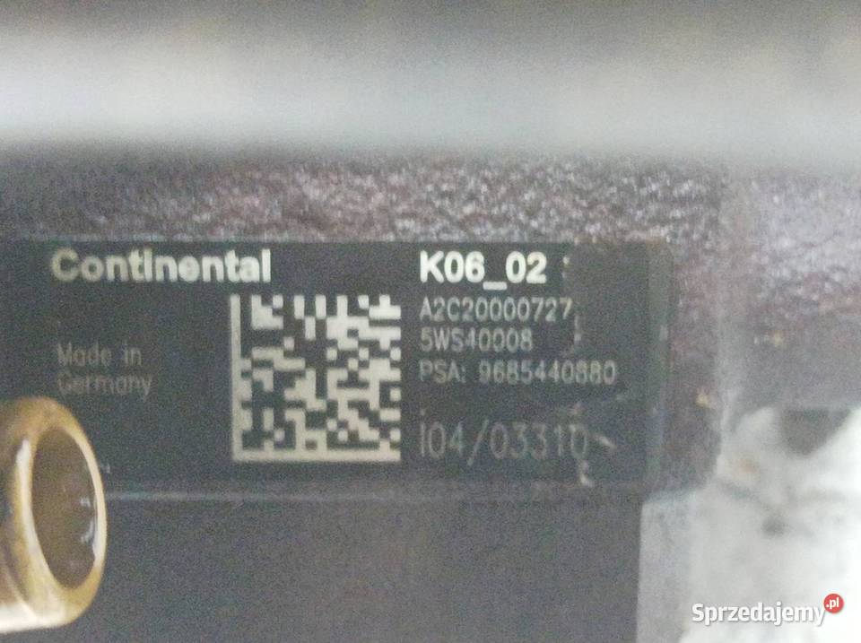 POMPA WTRYSKOWA 9685440880 14 TDCI Ford Fiesta osobowe