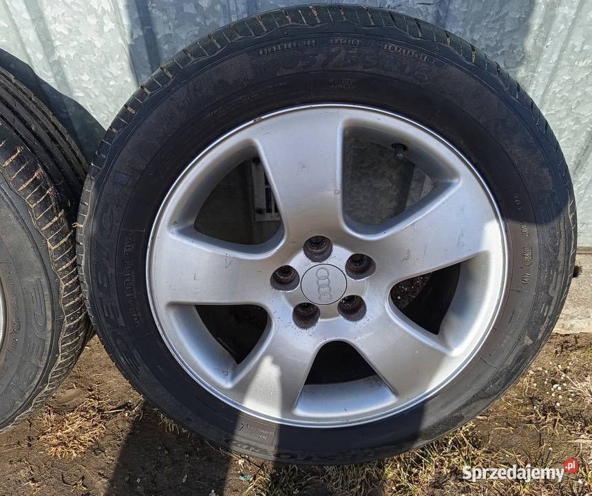 Alufelgi 16 Audi A3 8L 5x100 Opony Letnie 7mm warmińsko-mazurskie sprzedam