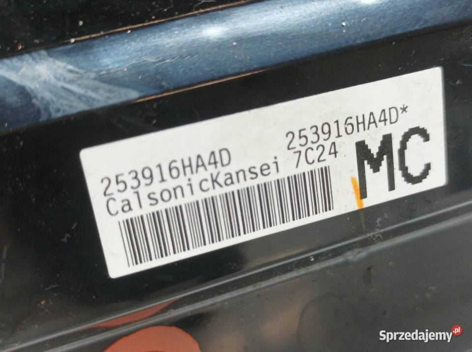 WYŚWIETLACZ PANEL NAWIEWU RADIA 253916HA4D