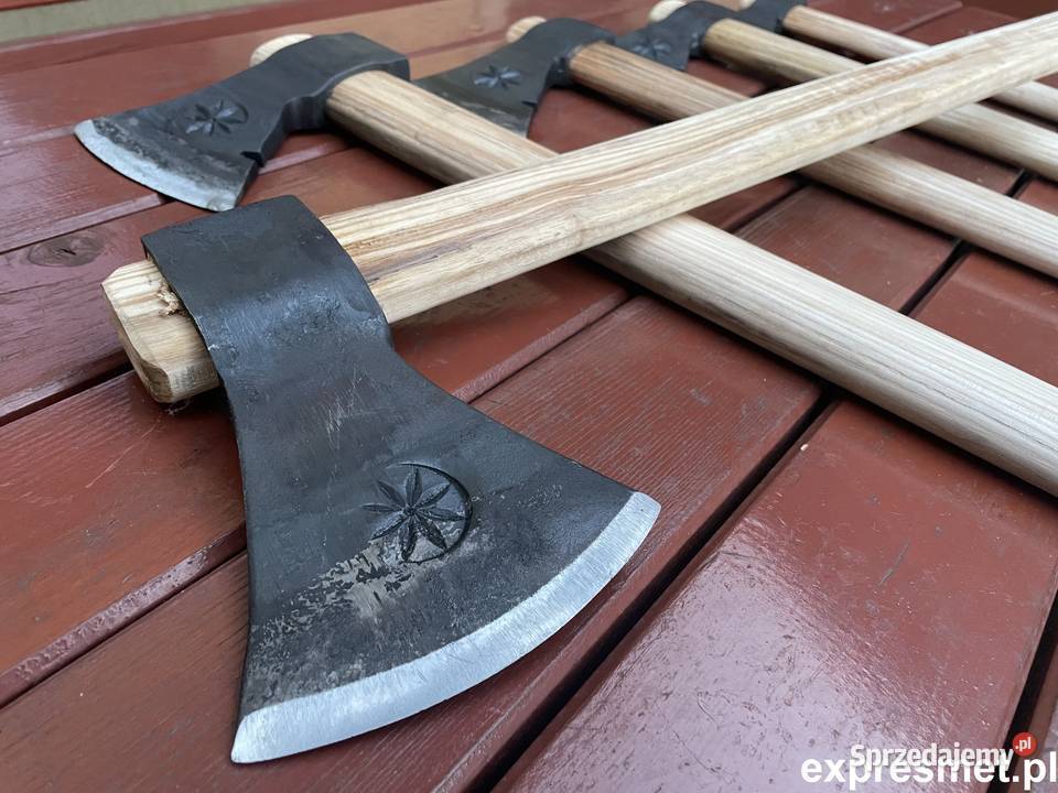 zestaw 5 siekier rozłupak toporek siekierka Siekiery Mogilany