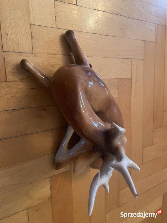 Jeleń Royal Dux figurka porcelanowa sprzedam