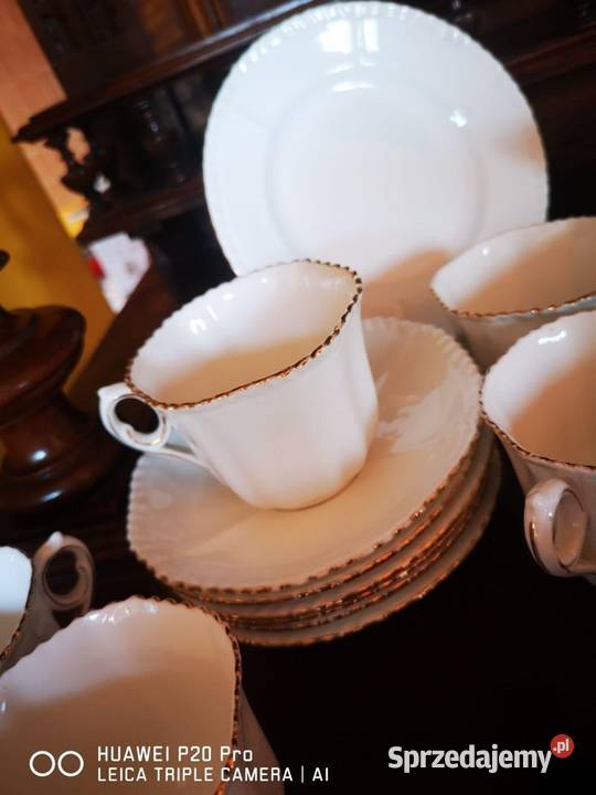 Filiżanka z talerzykiem deserowym Phoenix Gdańsk