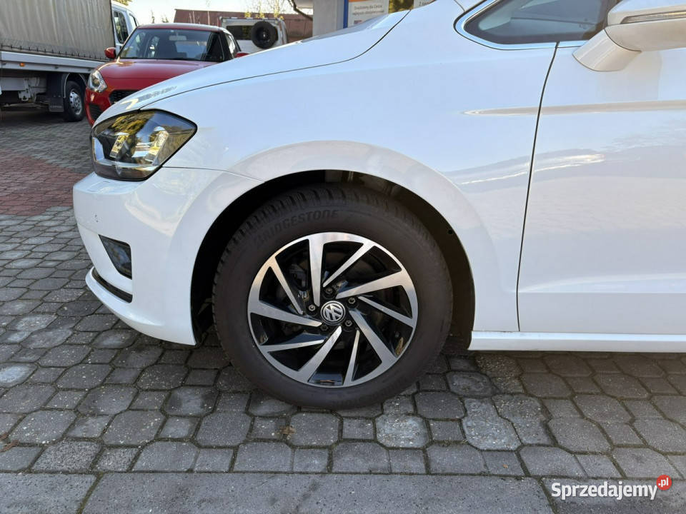 Volkswagen Golf Sportsvan 14 150 Highline Biała serwisowany w ASO Tarnowskie Góry