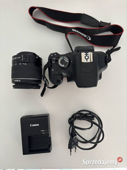 Lustrzanka Canon EOS 1200D obiektyw 1855MM Łuków sprzedam