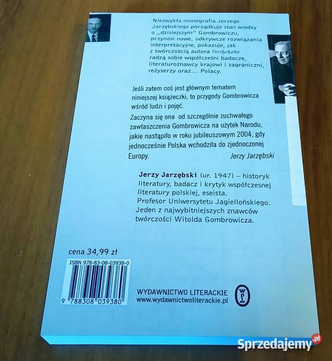 Natura i teatr 16 tekstów o Gombrowiczu Jerzy Gdańsk