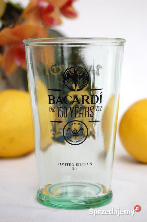 Szklanka Bacardi 150 lat 2012 limitowana 300 ml Szklanki i kufle