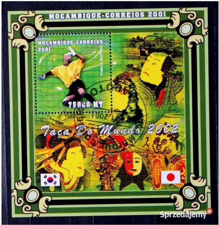 Mozambik blok Mi 70 Oborniki