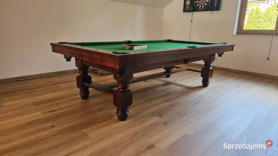 Stylowy Stół z Drewna NIKOL 3w1 Bilard Salon Krzyżowice