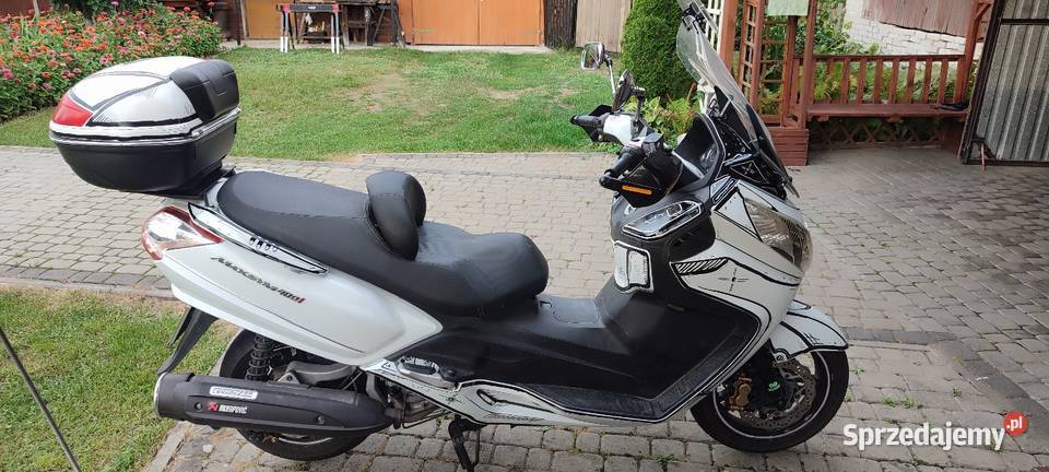 Skuter Sym Maxsym 400 2011r stacja multimedialna sprowadzony Motoryzacja