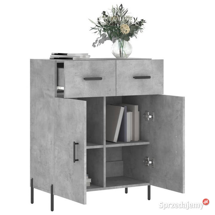Szafka szarość betonu 695x34x90 materiał Warszawa