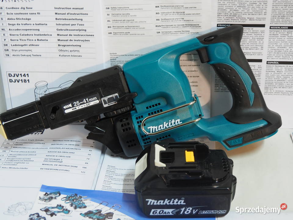 MAKITA DFR 450 wkrętarka taśmowa bateria 18v 6Ah Elektryczne mazowieckie