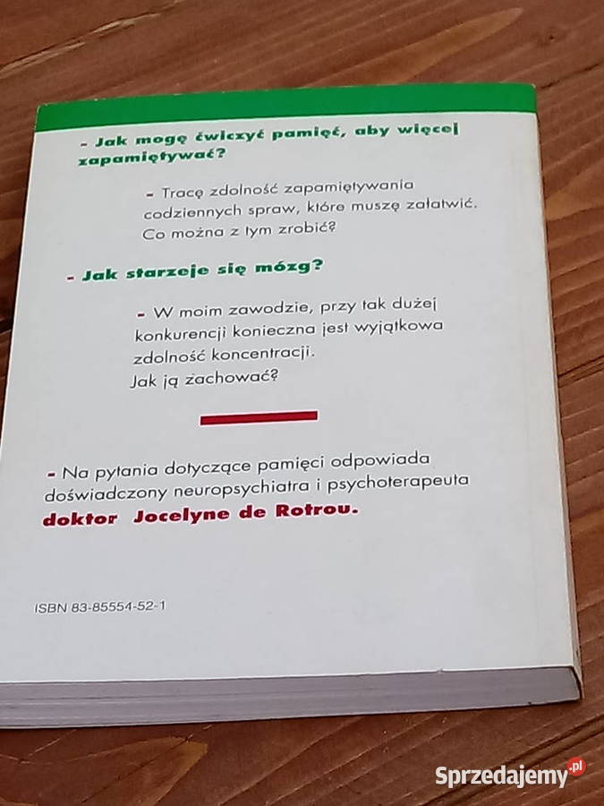 Pamięć doskonała dr Jocelyne de Retrou