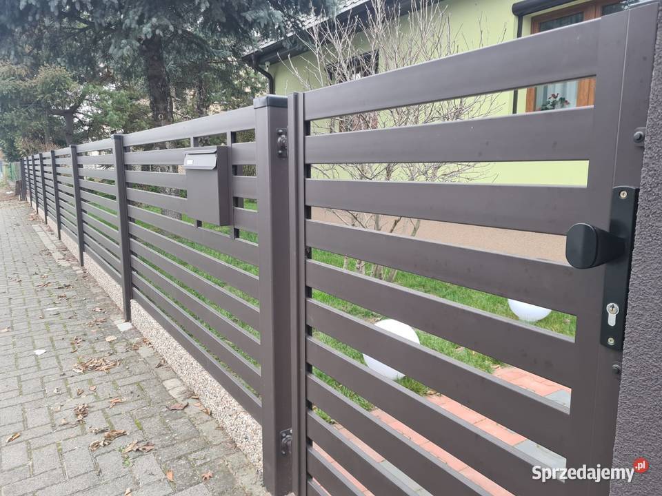 Brama skrzydłowa 500x120 MASTER 83 ogrodzenia Konin