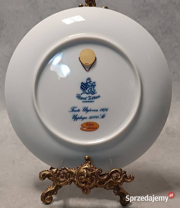 Royal TETTAU Talerz Kolekcjonerski Julen 1976 Dobrzany sprzedam