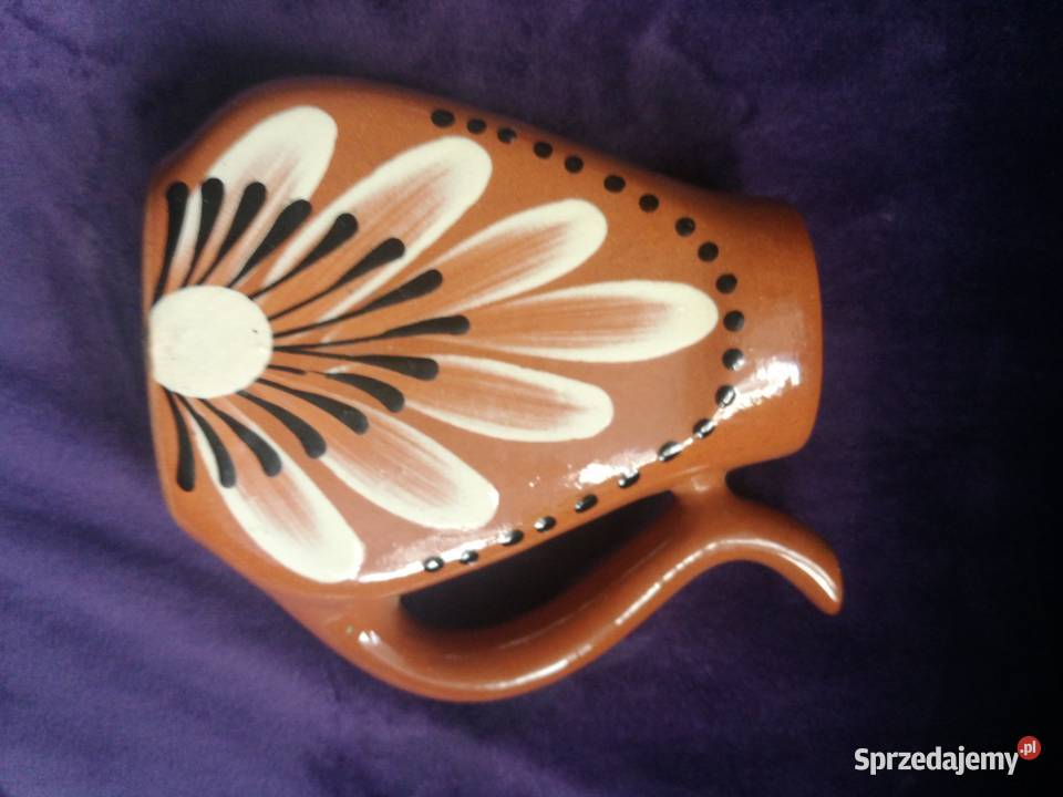 Pijałka fajans stara ceramika Choszczno