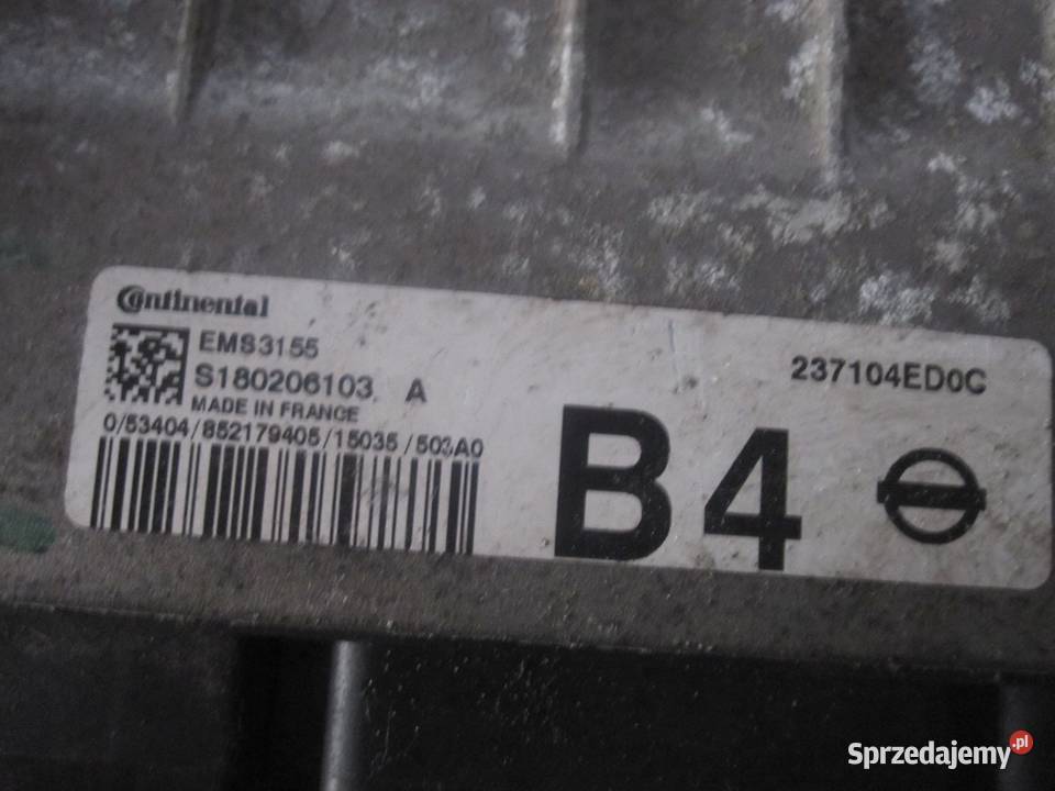 NISSAN QASHQAI 12 komputer sterownik silnika sprzedam