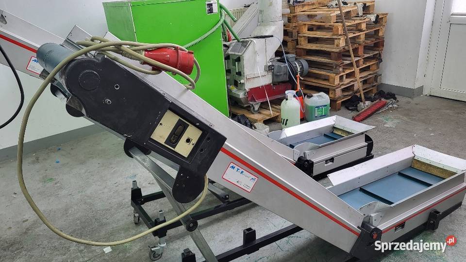 Taśm ociąg łamany L z zabierakami przenośnik zachodniopomorskie Białogard sprzedam