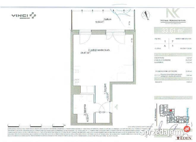 Mieszkanie Warszawa al Krakowska 3361m2 2 Piętro 1 Sprzedaż