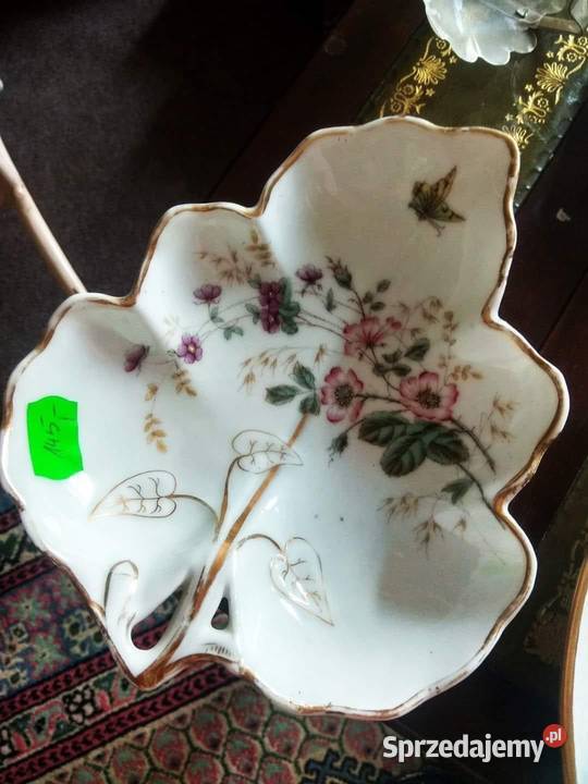 Patera listek Porsgrunn Norwegia Syg z lat 1911 Porcelana i szkło Gdańsk sprzedam