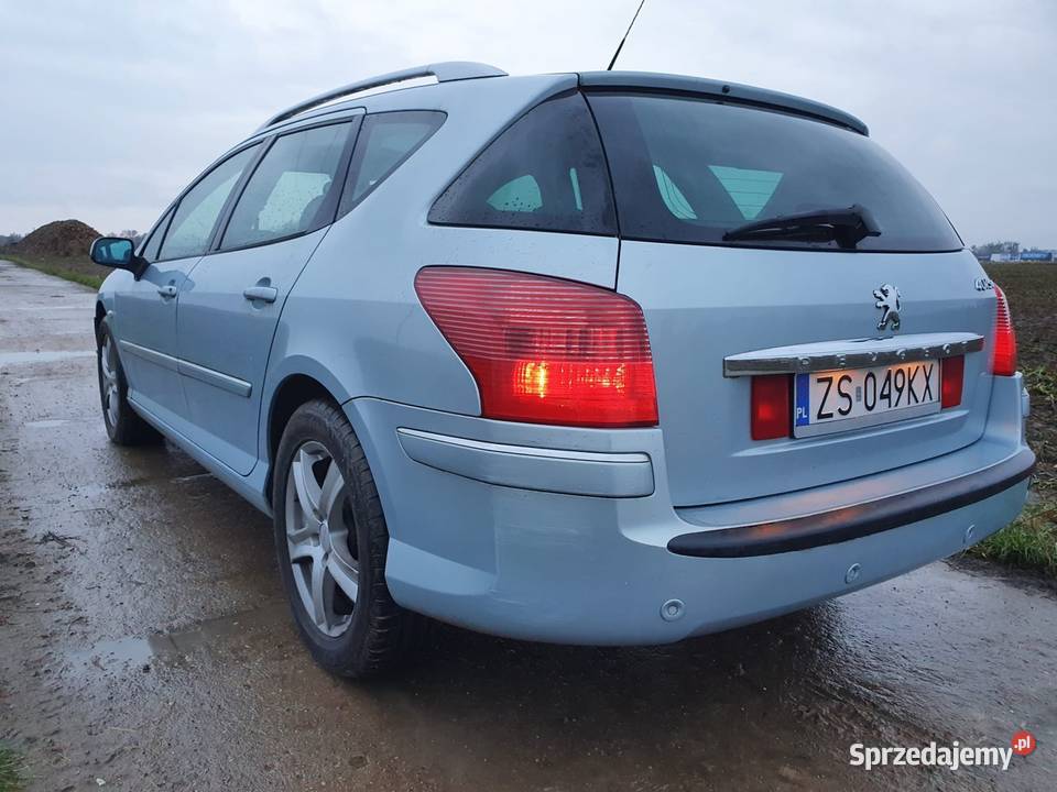 Peugeot 407 sw automat sport JBL 27 v6 204 kurtyny powietrzne Szczecin sprzedam