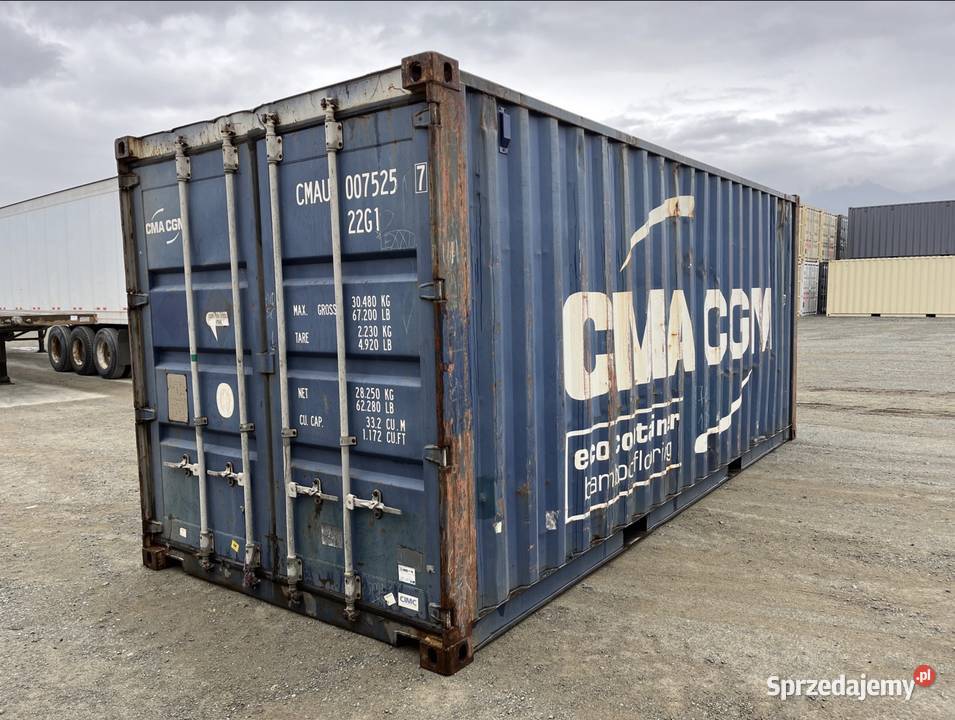 Kontener morski magazynowy 20DV 6 metrowy Białystok