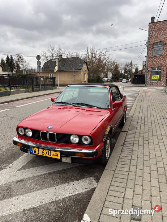 BMW 325i Cabriolet E30 1987 r Kolekcjonerski 170KM Warszawa